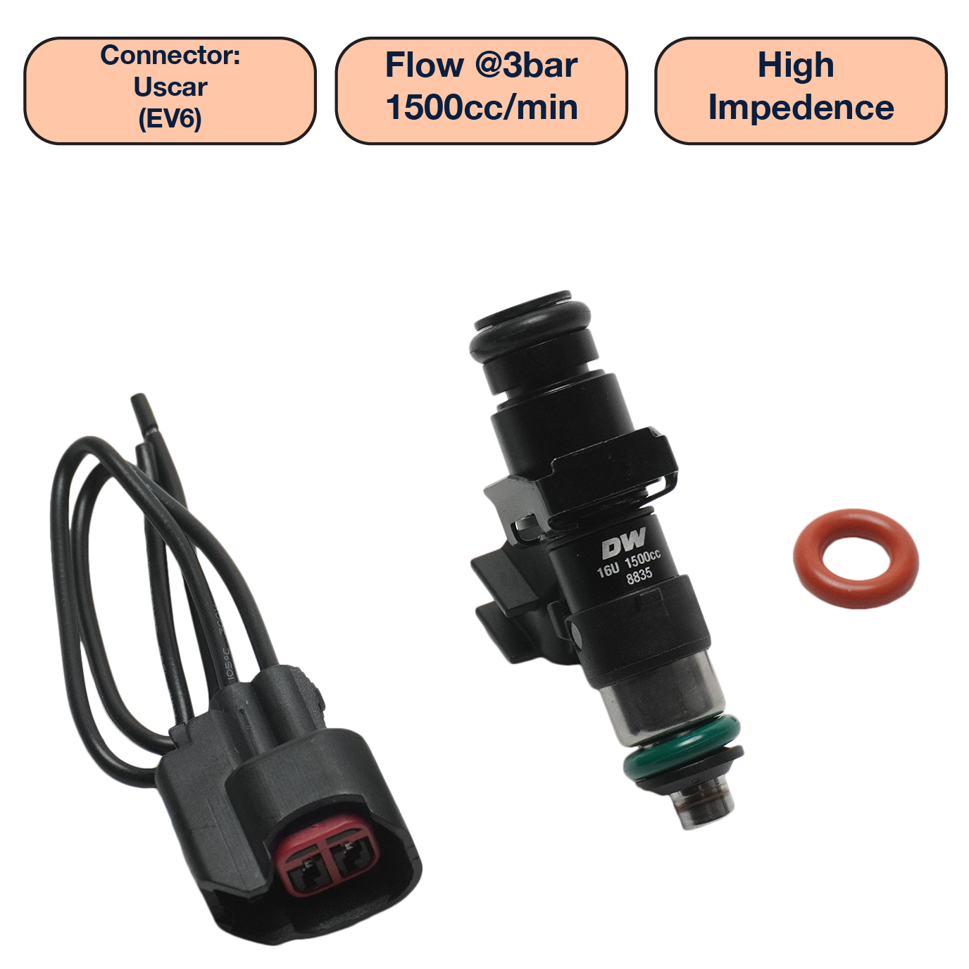 DeatschWerks Single Universal Standard Injector (48mm)