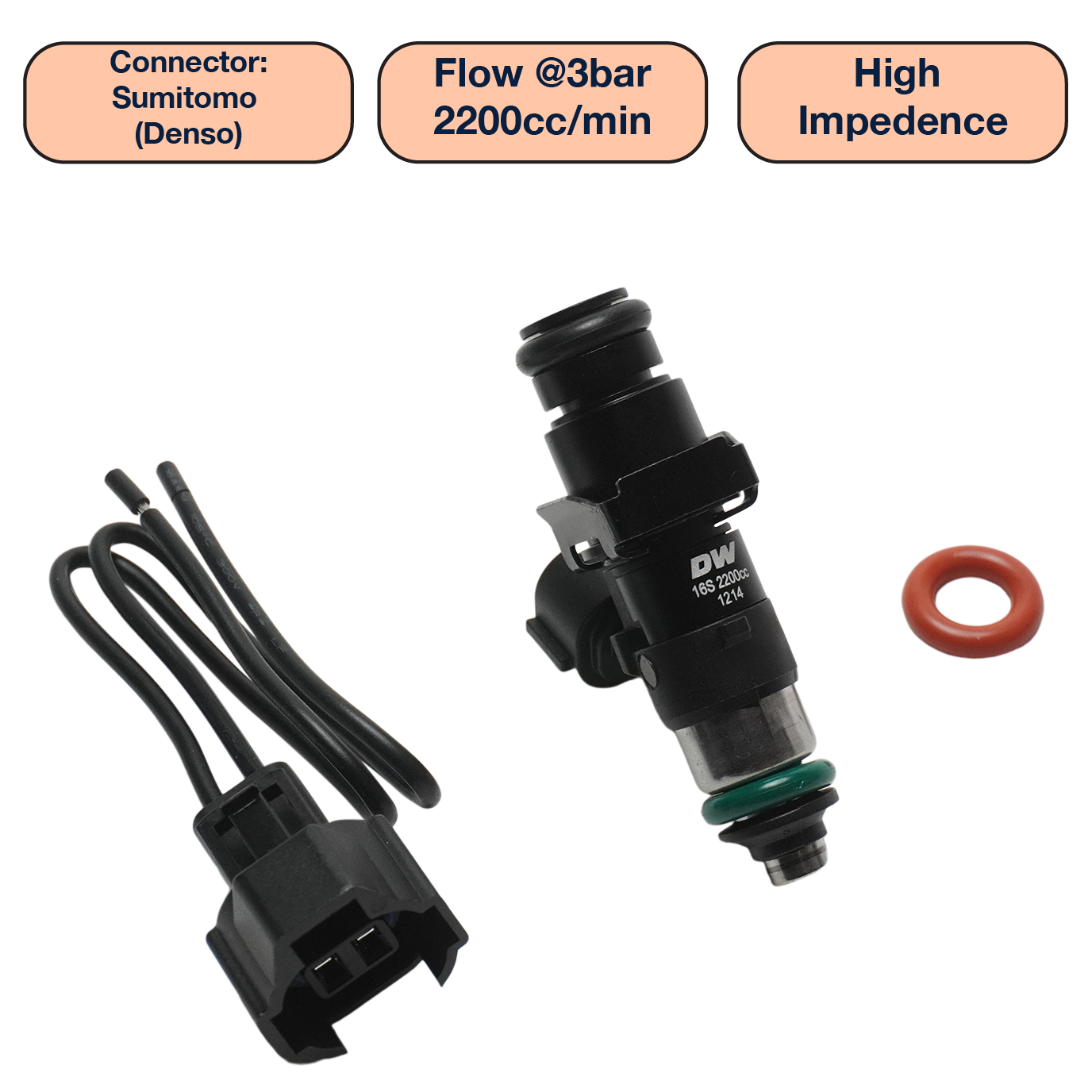 DeatschWerks Single Universal Standard Injector (48mm)