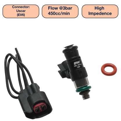 DeatschWerks Single Universal Compact Injector (34mm)