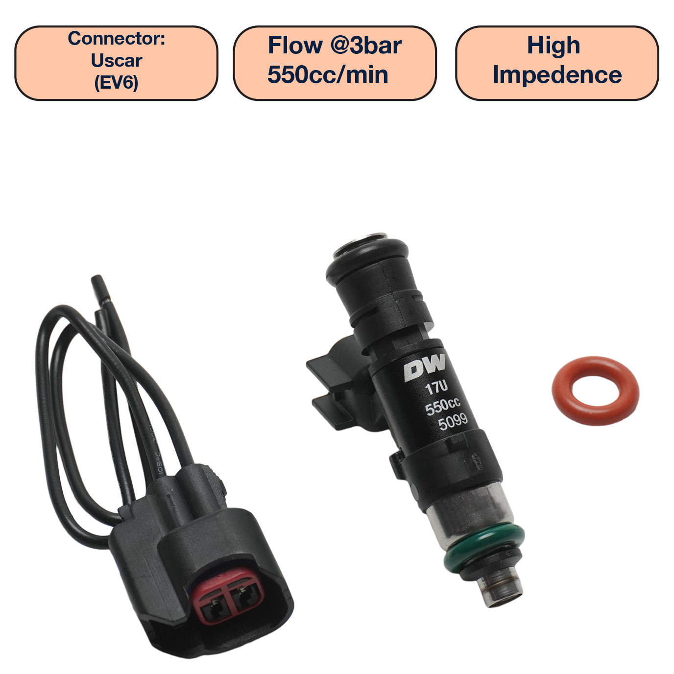 DeatschWerks Single Universal Standard Injector (48mm)
