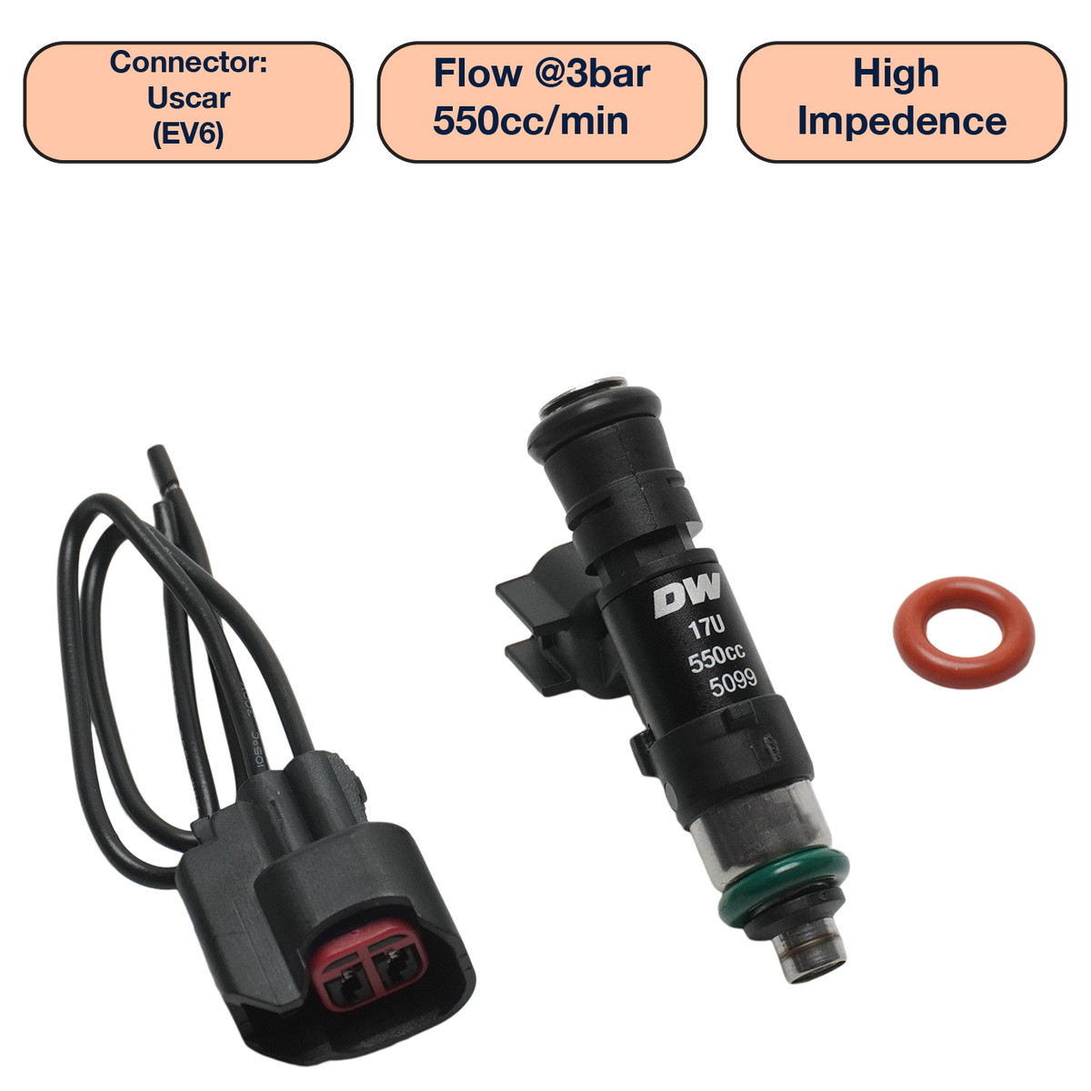 DeatschWerks Single Universal Standard Injector (48mm)