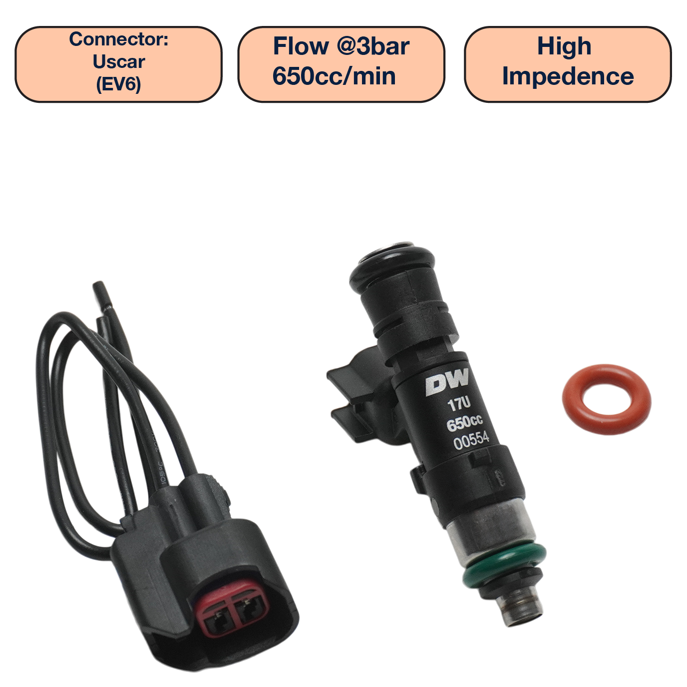 DeatschWerks Single Universal Standard Injector (48mm)