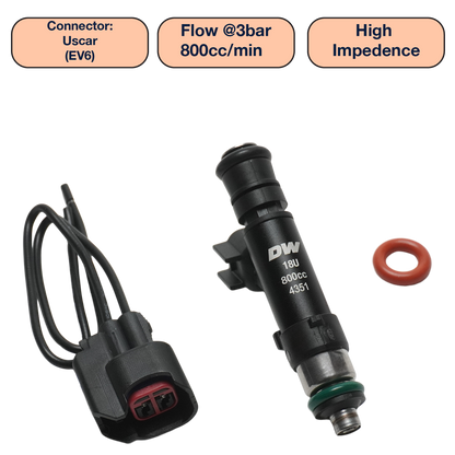 DeatschWerks Single Universal Tall Injector (60mm)