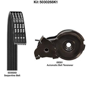 Dayco Serpentine Belt Drive Component Kit 5030268K1
