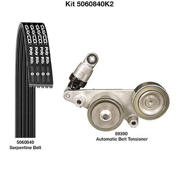 Dayco Serpentine Belt Drive Component Kit 5060840K2