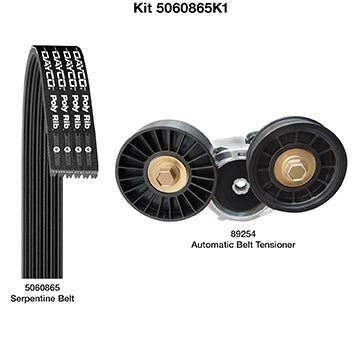 Dayco Serpentine Belt Drive Component Kit 5060865K1