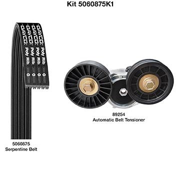 Dayco Serpentine Belt Drive Component Kit 5060875K1