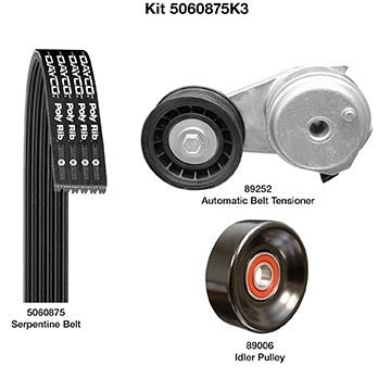 Dayco Serpentine Belt Drive Component Kit 5060875K3