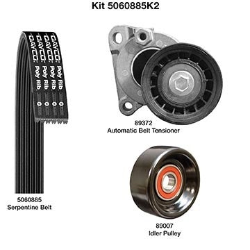 Dayco Serpentine Belt Drive Component Kit 5060885K2