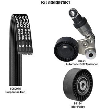 Dayco Serpentine Belt Drive Component Kit 5060975K1