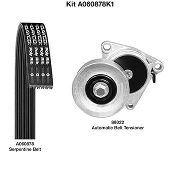 Dayco Serpentine Belt Drive Component Kit A060878K1