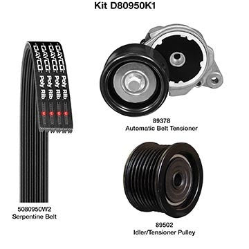 Dayco Serpentine Belt Drive Component Kit D80950K1