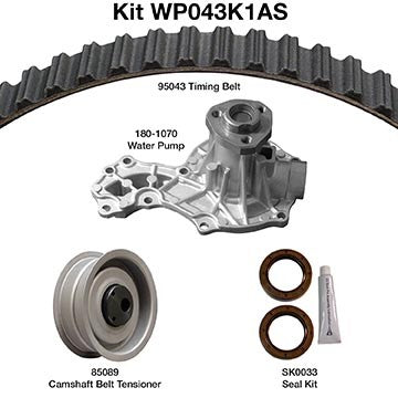 Dayco Engine Timing Belt Kit with Water Pump WP043K1AS