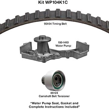 Dayco Engine Timing Belt Kit with Water Pump WP104K1C