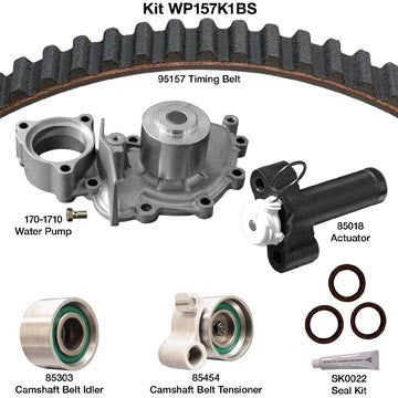 Dayco Engine Timing Belt Kit with Water Pump WP157K1BS