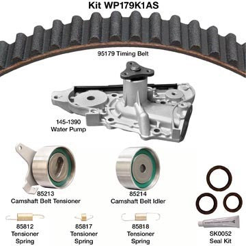 Dayco Engine Timing Belt Kit with Water Pump WP179K1AS