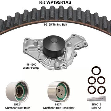 Dayco Engine Timing Belt Kit with Water Pump WP195K1AS