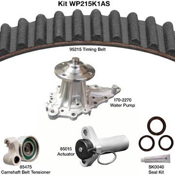 Dayco Engine Timing Belt Kit with Water Pump WP215K1AS