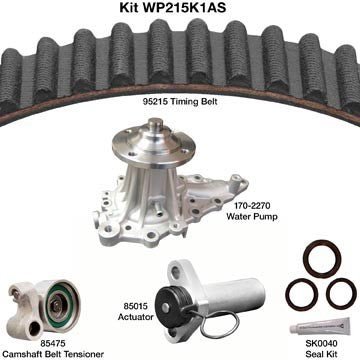 Dayco Engine Timing Belt Kit with Water Pump WP215K1AS