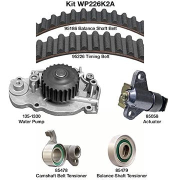 Dayco Engine Timing Belt Kit with Water Pump WP226K2A