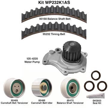 Dayco Engine Timing Belt Kit with Water Pump WP232K1AS