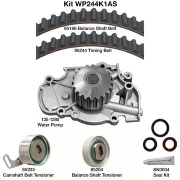 Dayco Engine Timing Belt Kit with Water Pump WP244K1AS