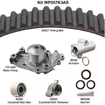 Dayco Engine Timing Belt Kit with Water Pump WP257K3AS