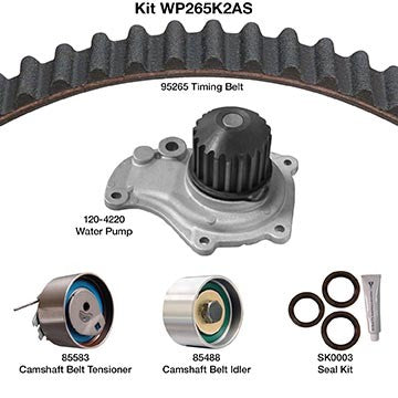 Dayco Engine Timing Belt Kit with Water Pump WP265K2AS