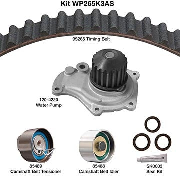 Dayco Engine Timing Belt Kit with Water Pump WP265K3AS