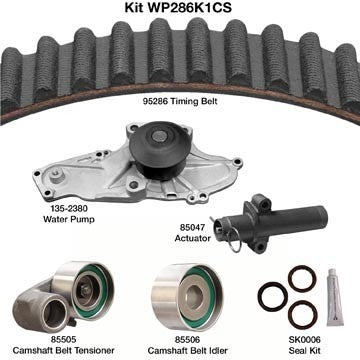 Dayco Engine Timing Belt Kit with Water Pump WP286K1CS