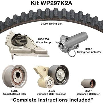 Dayco Engine Timing Belt Kit with Water Pump WP297K2A