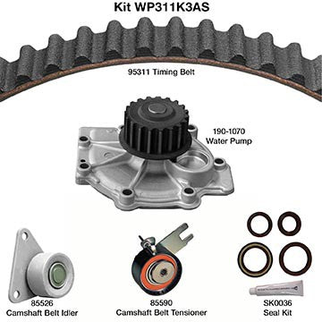 Dayco Engine Timing Belt Kit with Water Pump WP311K3AS