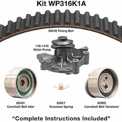 Dayco Engine Timing Belt Kit with Water Pump WP316K1A