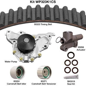 Dayco Engine Timing Belt Kit with Water Pump WP323K1CS