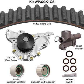 Dayco Engine Timing Belt Kit with Water Pump WP323K1CS