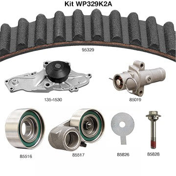 Dayco Engine Timing Belt Kit with Water Pump WP329K2A