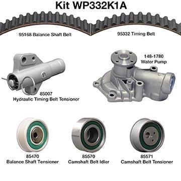 Dayco Engine Timing Belt Kit with Water Pump WP332K1A