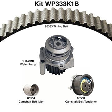 Dayco Engine Timing Belt Kit with Water Pump WP333K1B