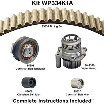 Dayco Engine Timing Belt Kit with Water Pump WP334K1A