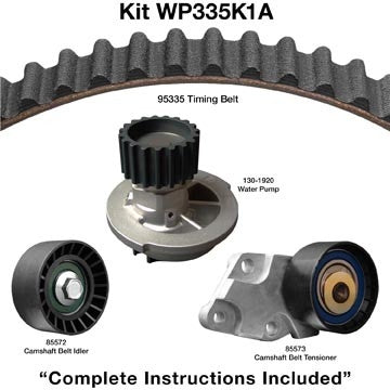 Dayco Engine Timing Belt Kit with Water Pump WP335K1A