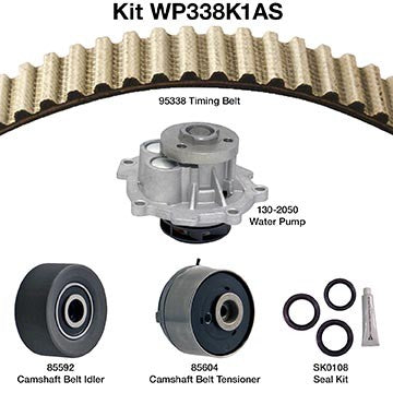 Dayco Engine Timing Belt Kit with Water Pump WP338K1AS