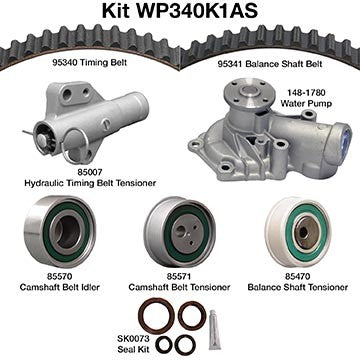 Dayco Engine Timing Belt Kit with Water Pump WP340K1AS