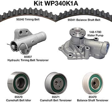 Dayco Engine Timing Belt Kit with Water Pump WP340K1A