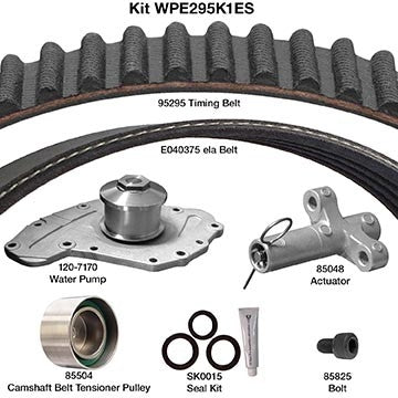 Dayco Engine Timing Belt Kit with Water Pump WPE295K1ES