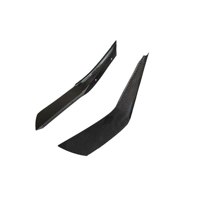 APR Ford Mustang S650 Carbon Fiber Dark Horse Front Bumper Canards 2024