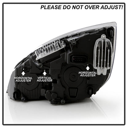 SPYDER 2018+ Freightliner Cascadia 126 OEM LED xTune Headlight (E6FCA18MBP) Passenger Side 4089172