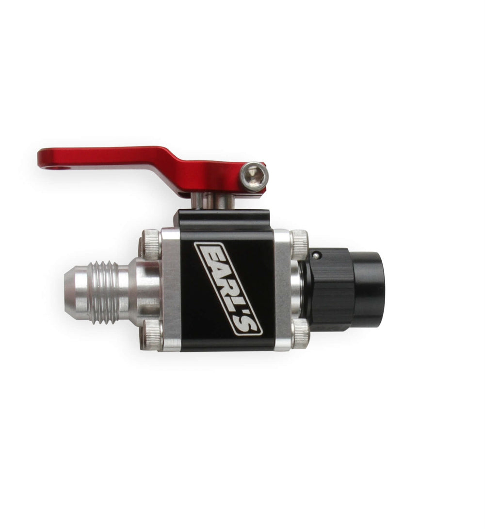 EARLS 6an Male to Female Ball Valve Ultrapro Fittings Hoses and Valves Valves main image