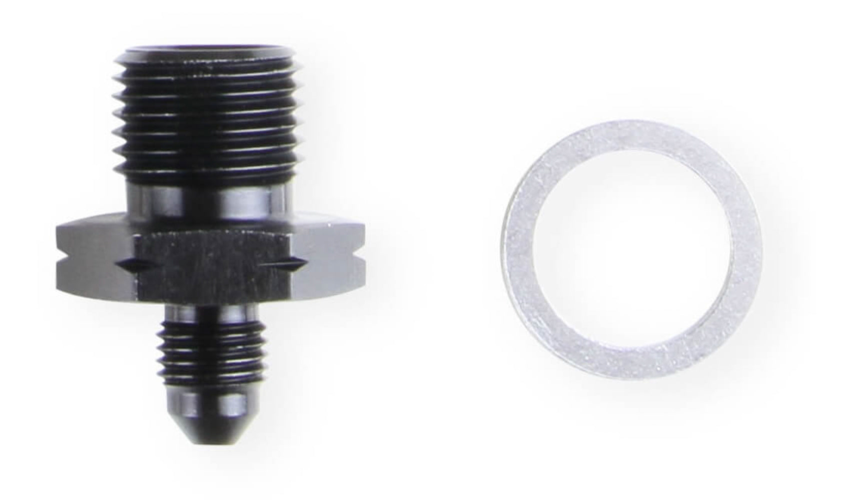 Earl's 4an Male to 16mm x 1.50 Male Fitting Fittings and Plugs AN-NPT Fittings and Components main image