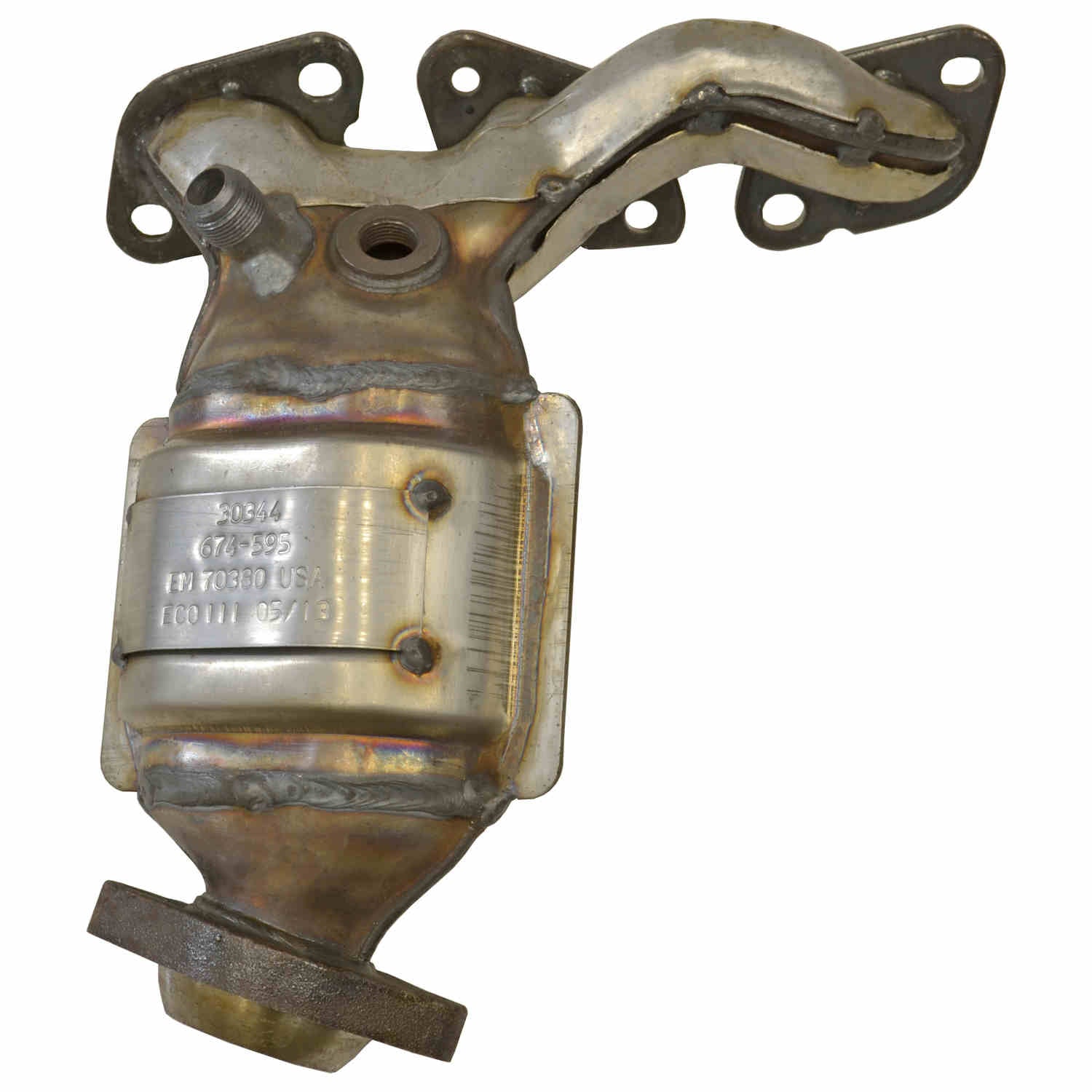 Eastern Catalytic Catalytic Converter with Integrated Exhaust Manifold 30344