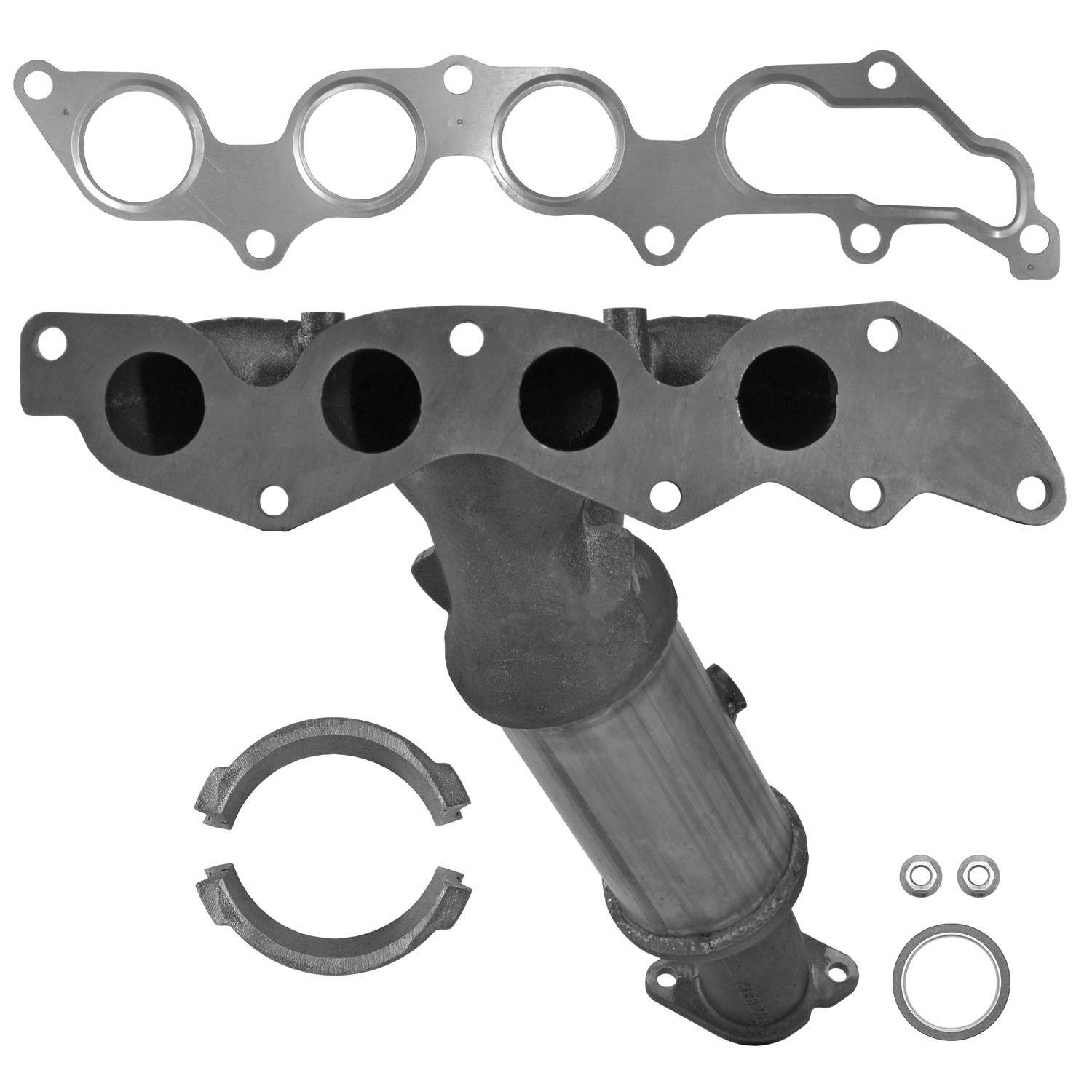 Eastern Catalytic Catalytic Converter with Integrated Exhaust Manifold 30524